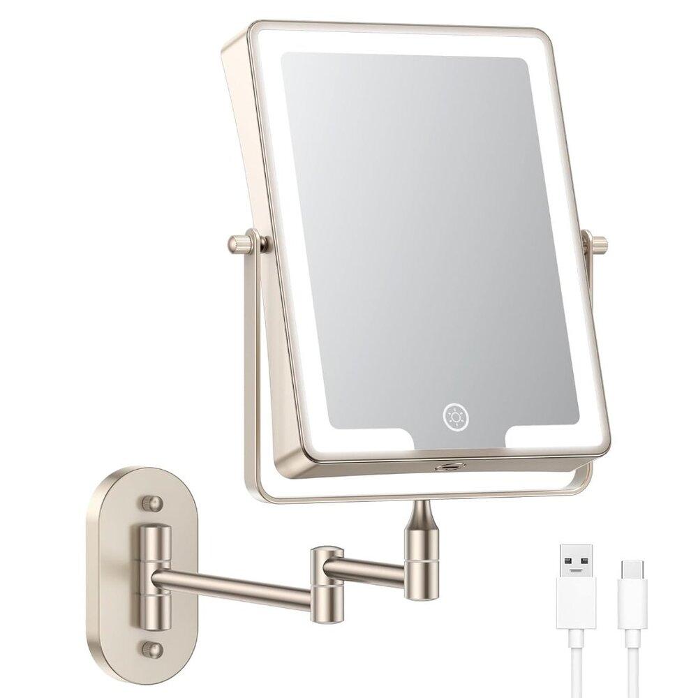 Wall Mount Makeup Mirror